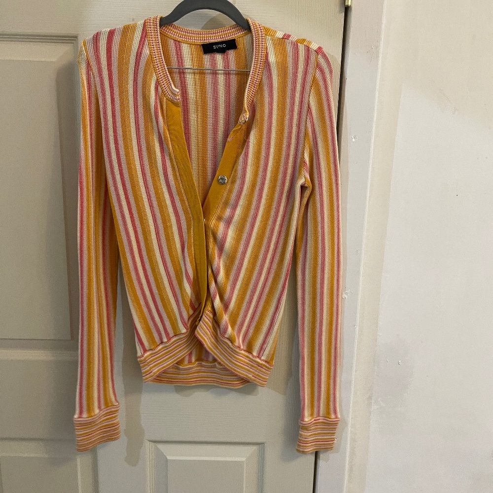 SUNO Striped cardigan
